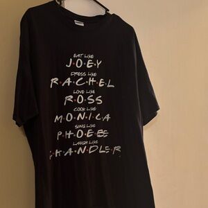 Lovers + Friends Black Graphic Tee
